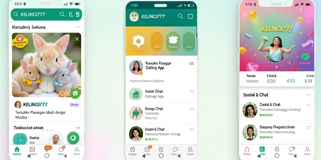 Tampilan antarmuka KELINCI777 yang modern dan mudah digunakan.