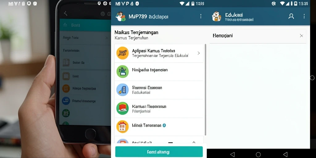 Antarmuka pengguna MVP789 yang sederhana dan intuitif.