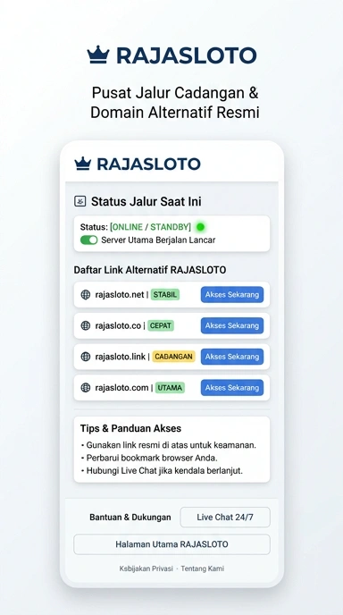 Link Alternatif Rajasloto Untuk Pengguna Android